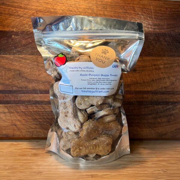 Apple Pumpkin Bones Dog Treats - Bag | Treats By William