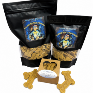 Dog Treats Peanut Butter Pumpkin Flavor Bone Shape
