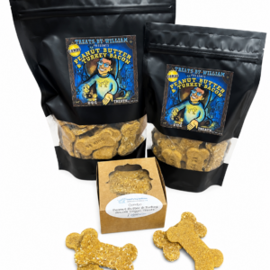 Dog Treats Peanut Butter Turkey Bacon Flavor Combo Bone Shape