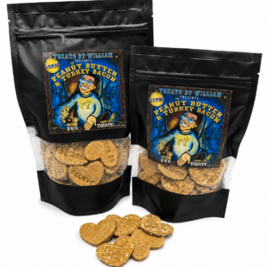 Dog Treats Peanut Butter Turkey Bacon Flavor Combo Heart Shape