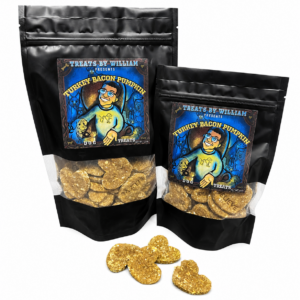 Dog Treats Turkey Bacon Pumpkin Flavor Heart Shape